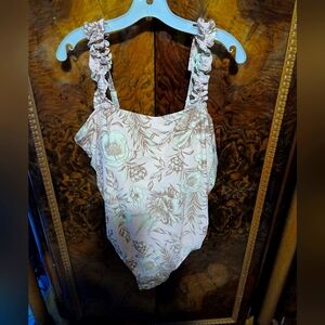 Floral Plus Size One Piece Swimsuit